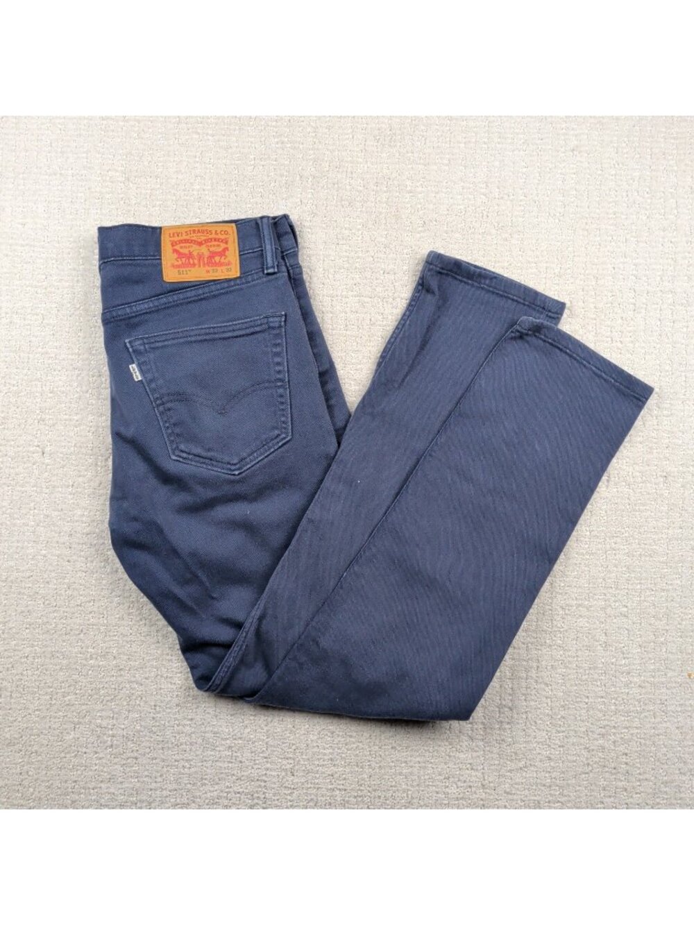 Levis 511 Slim Fit Dark Faded Blue Denim Jeans Men Size 32x32 Casual Pants